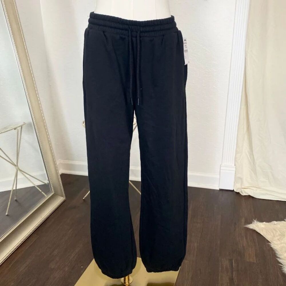NWT bp Black Thick Sweatpants Drawstring Joggers Size S